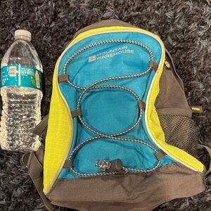 Charming Brown and Blue Kids Accessory Bag